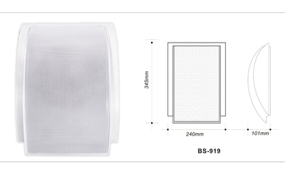 塑料壁掛音箱（10W）BS-919